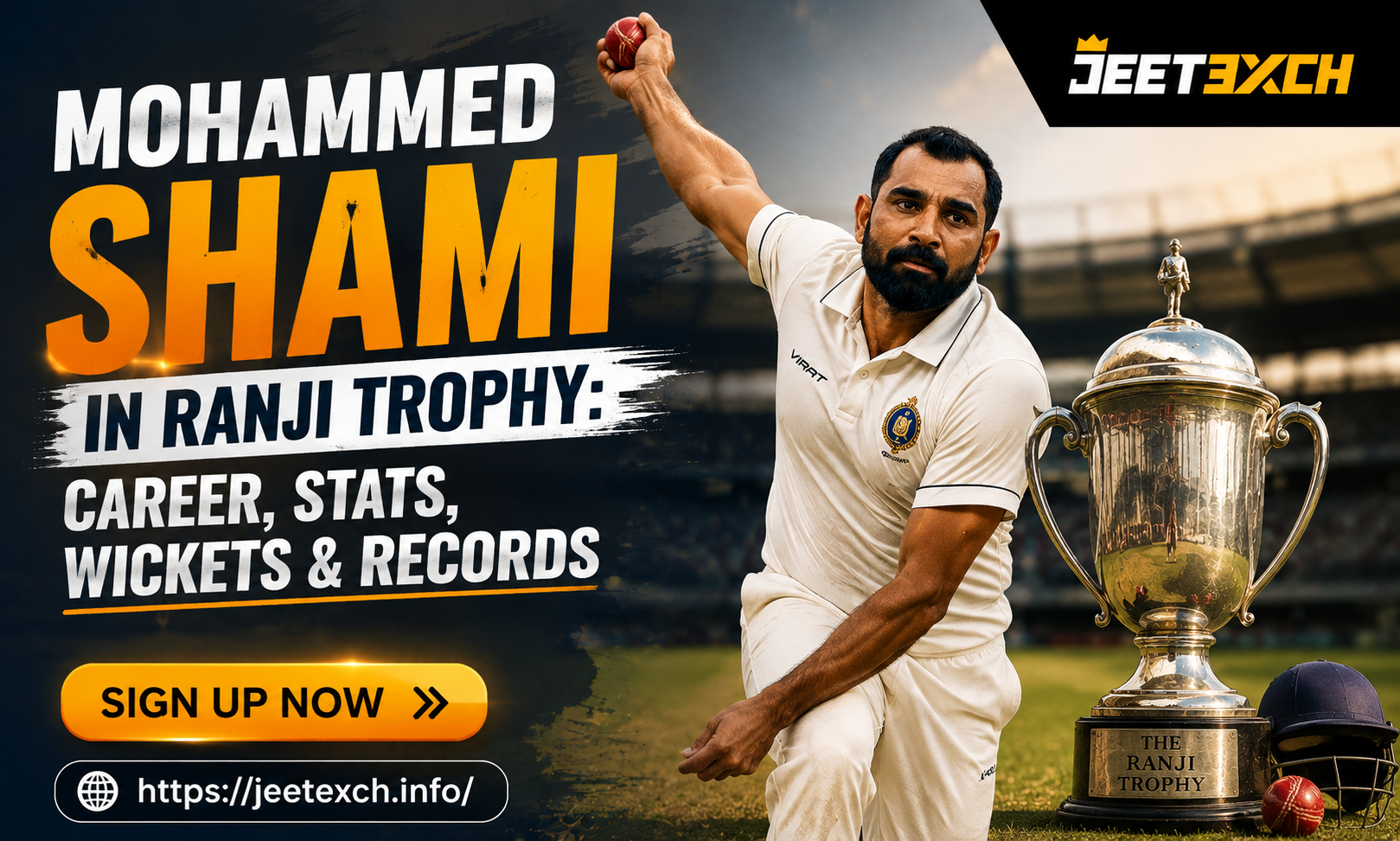 Mohammed Shami in Ranji Trophy Career, Stats, Wickets & Records