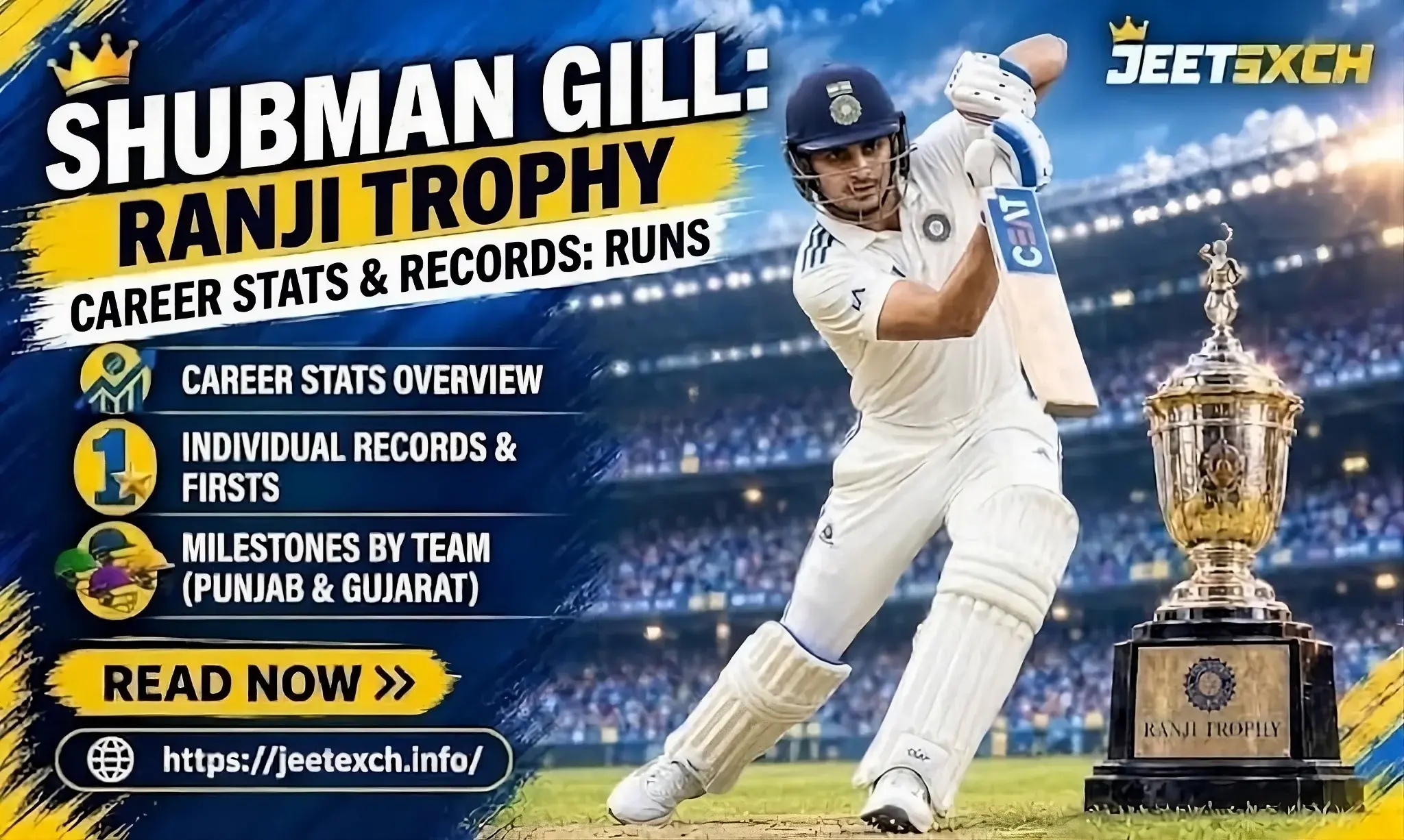 Shubman-gill-ranji-trophy-records